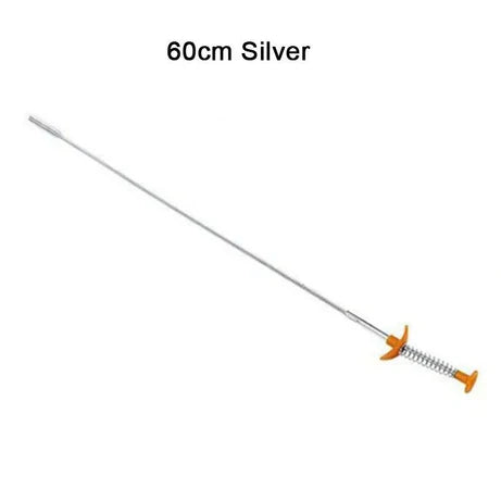 Metal Flexible Wire Brush Drain Cleaner | Sink, Sewer & Pipe Dredging Tool | Clog Remover