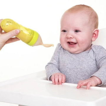 Baby feedar with spoon slicone bottle 90ml